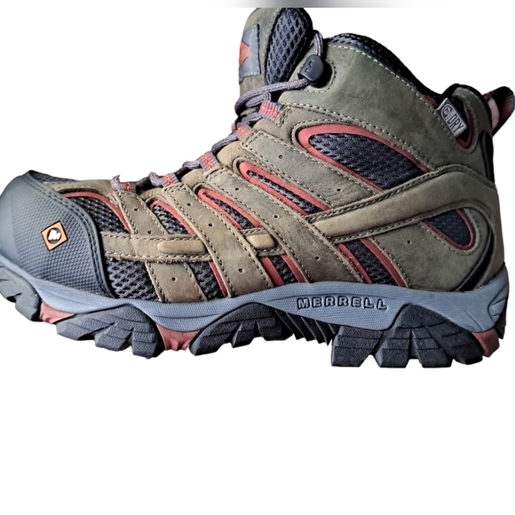Merrell J11515 Moab Vertex Mid Waterproof Composite Toe Safety Work Boots MEN 8 - Picture 8 of 14
